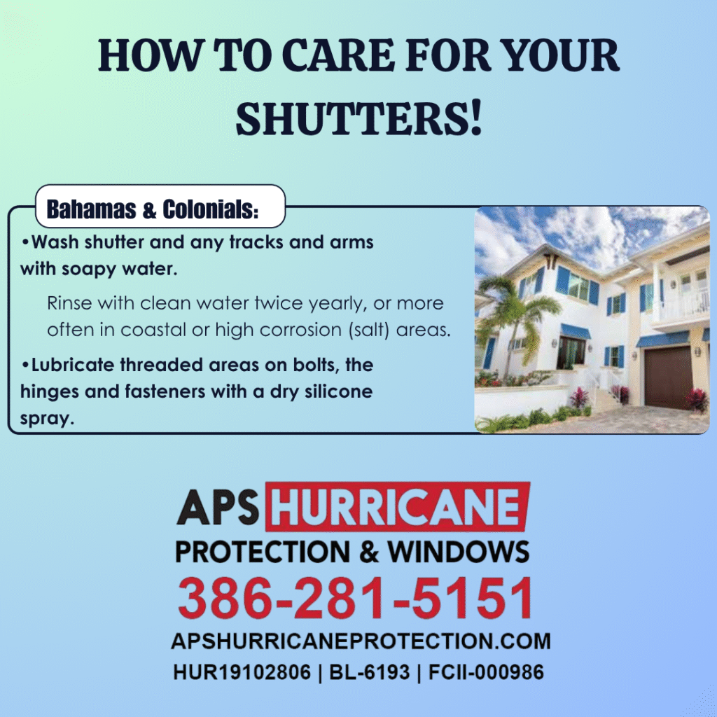 Bahama & Colonial Shutters